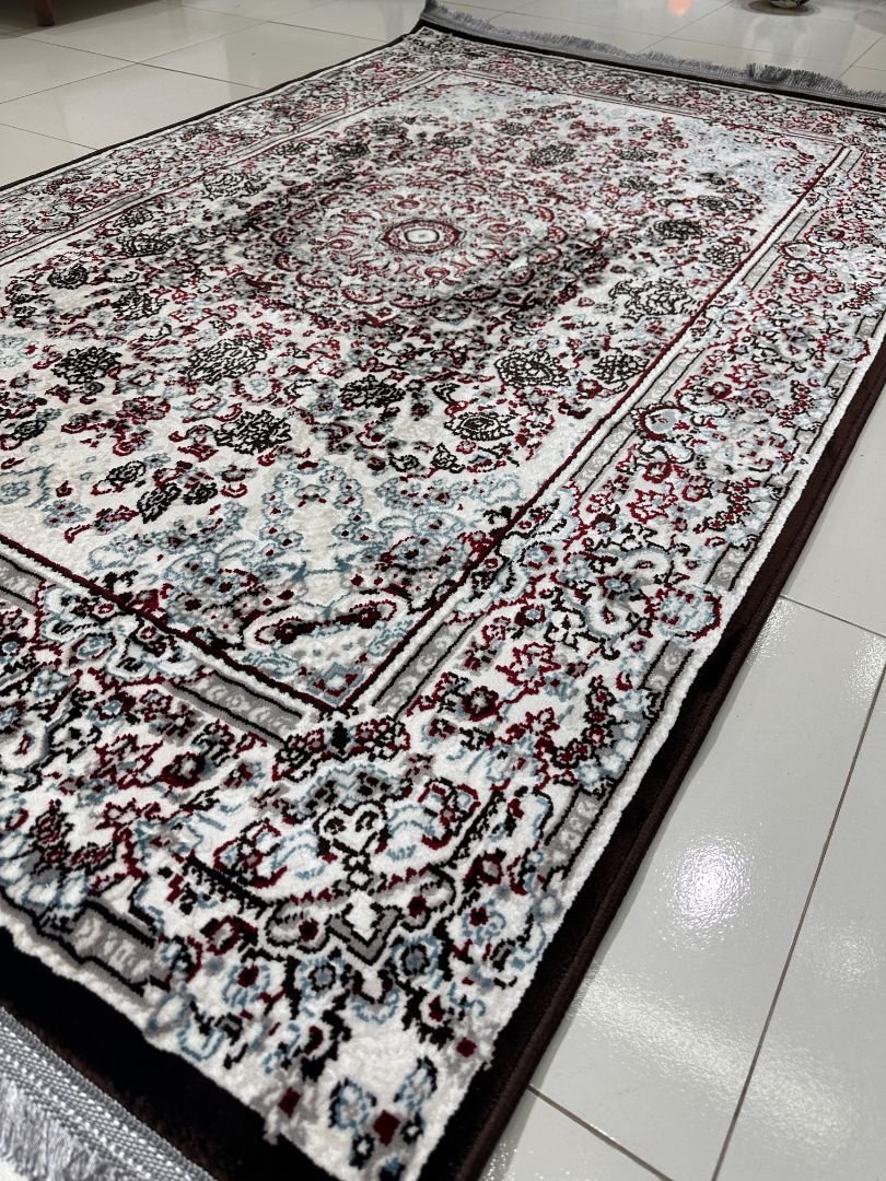 Tabriz Ivory Persian-Style Turkish Rug – 4×6 ft - Image 4