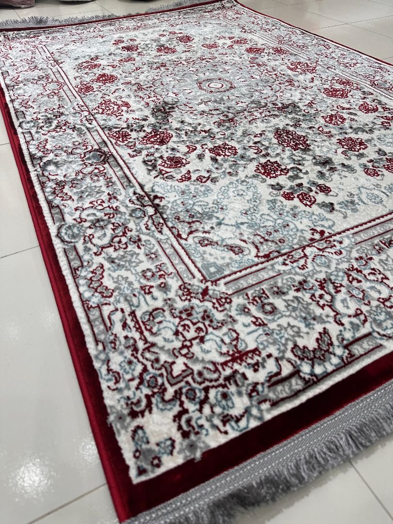 Tabriz Ruby Persian-Style Turkish Rug – 4×6 ft - Image 3