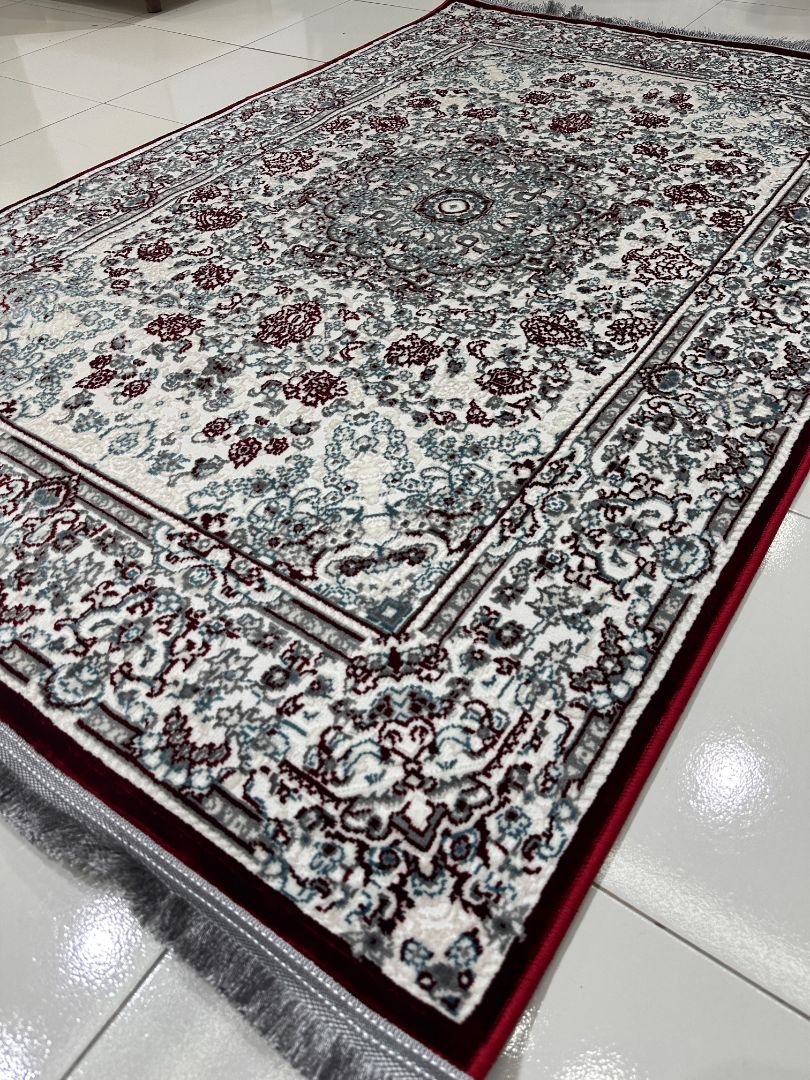 Tabriz Ruby Persian-Style Turkish Rug – 4×6 ft - Image 4
