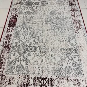 Ruby Garden Persian-Style Turkish Rug – 4×6 ft