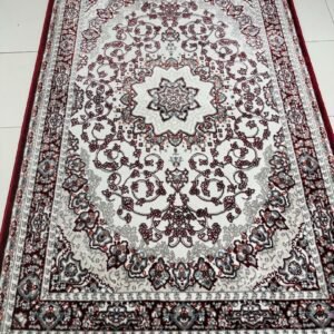 Shiraz Ruby Persian-Style Turkish Rug – 4×6 ft