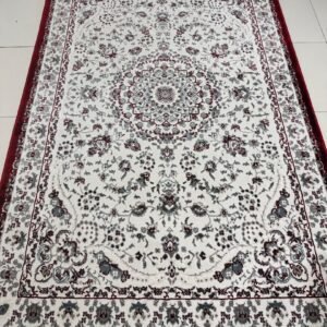 Kashan Ruby Persian-Style Turkish Rug – 4×6 ft