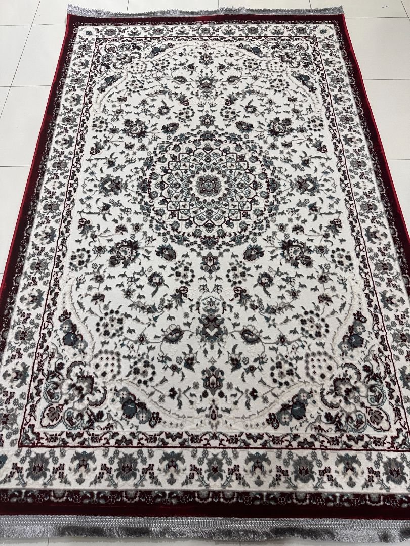 Kashan Ruby Persian-Style Turkish Rug – 4×6 ft - Image 2