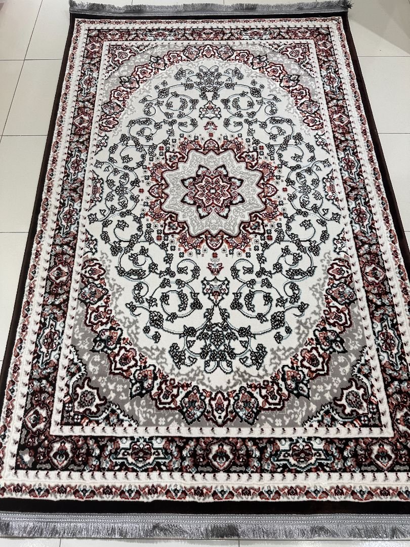 Shiraz Mocha Persian-Style Turkish Rug – 4×6 ft - Image 2