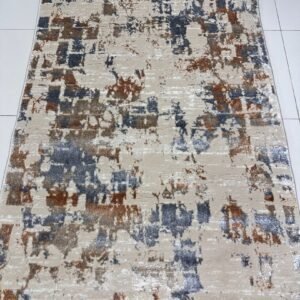 Autumn Mosaic 3D Shiny Turkish Rug – 3×5 ft