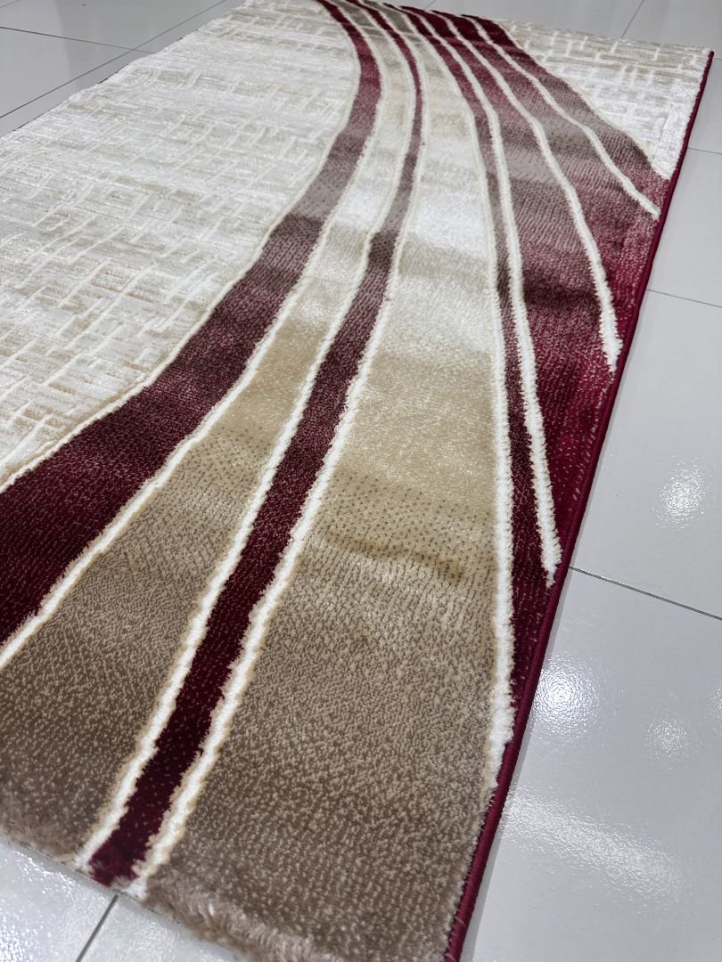Merlot Flow Modern Turkish Rug – 3×5 ft - Image 4