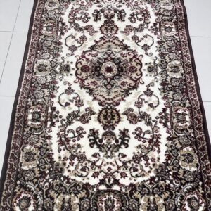 Heritage Mocha Classic Turkish Rug – 3×5 ft