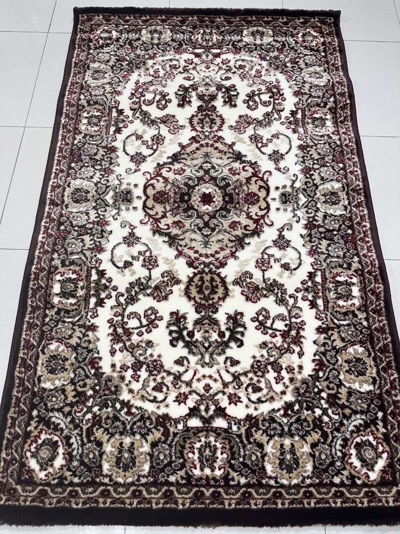 Heritage Mocha Classic Turkish Rug – 3×5 ft