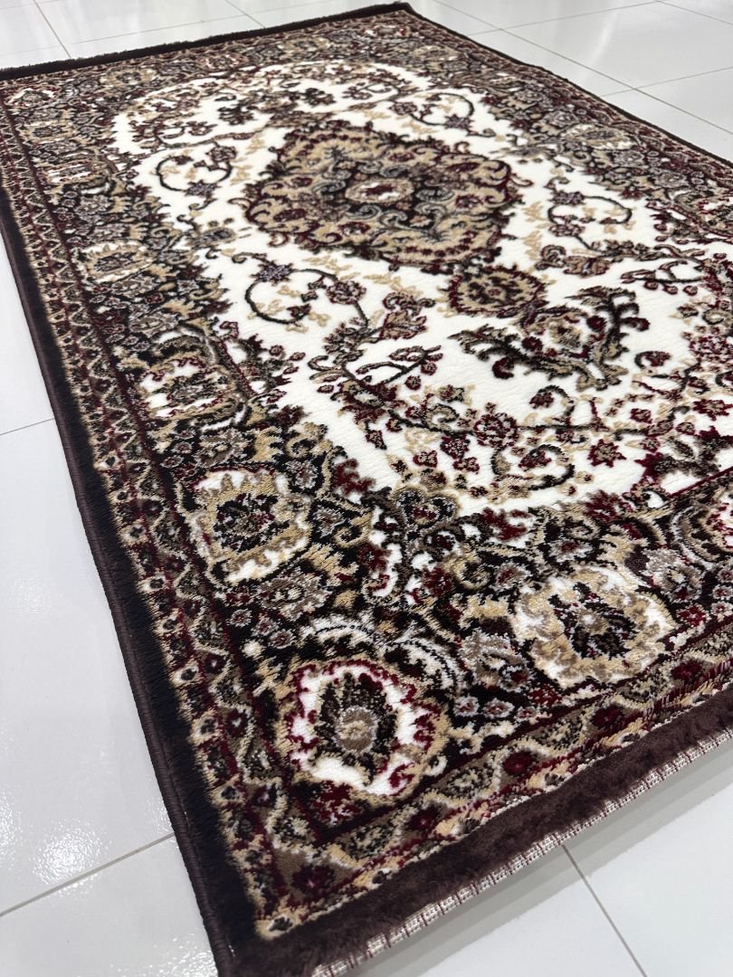 Heritage Mocha Classic Turkish Rug – 3×5 ft - Image 6