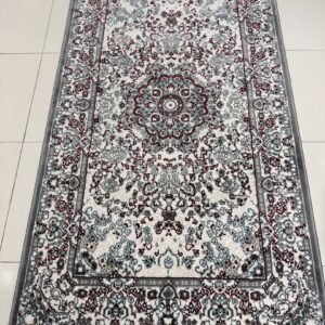 Tabriz Silver Persian-Style Turkish Rug – 3×5 ft