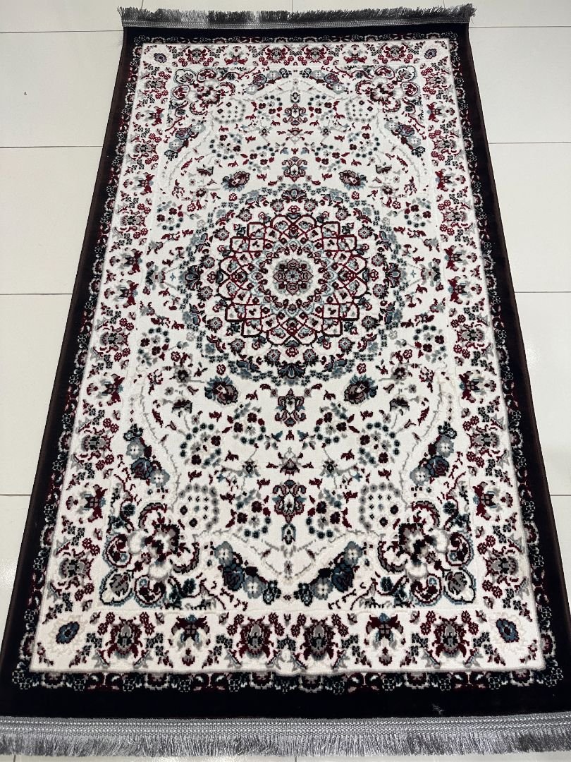 Kashan Mocha Persian-Style Turkish Rug – 3×5 ft