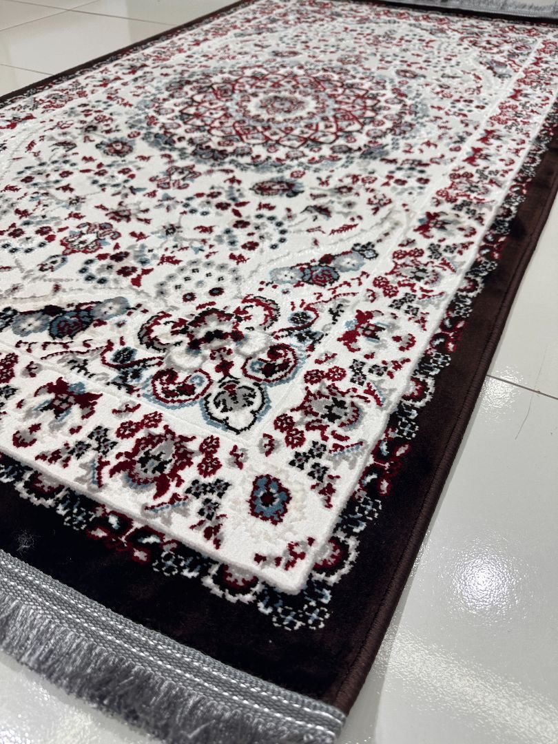 Kashan Mocha Persian-Style Turkish Rug – 3×5 ft - Image 4