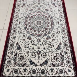 Kashan Ruby Persian-Style Turkish Rug – 3×5 ft