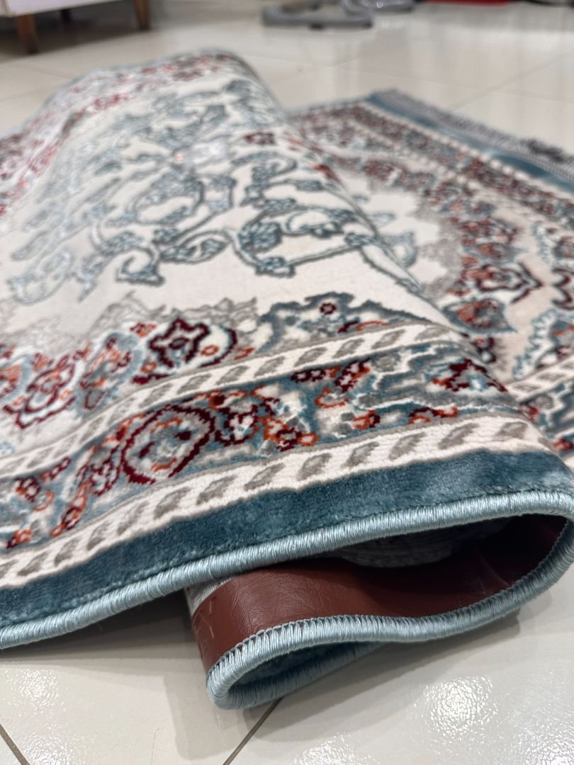 Shiraz Azure Persian-Style Turkish Rug – 3×5 ft - Image 5