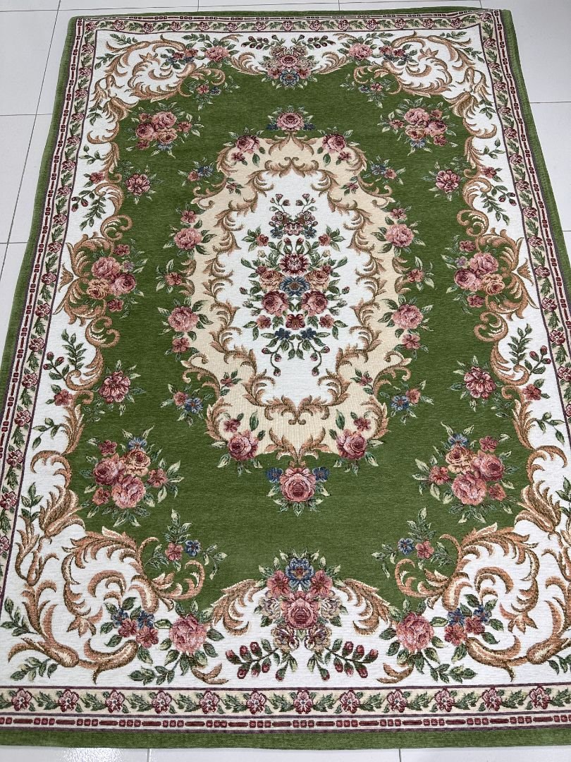 Olive Rose Irani-Style Cotton Rug – Approx. 4×6 ft | China