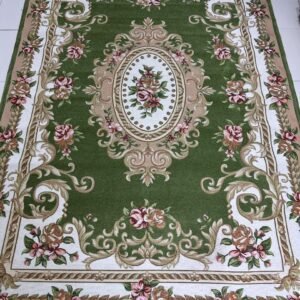 Midnight Empress Irani-Style Cotton Rug – Approx. 5×7 ft | China