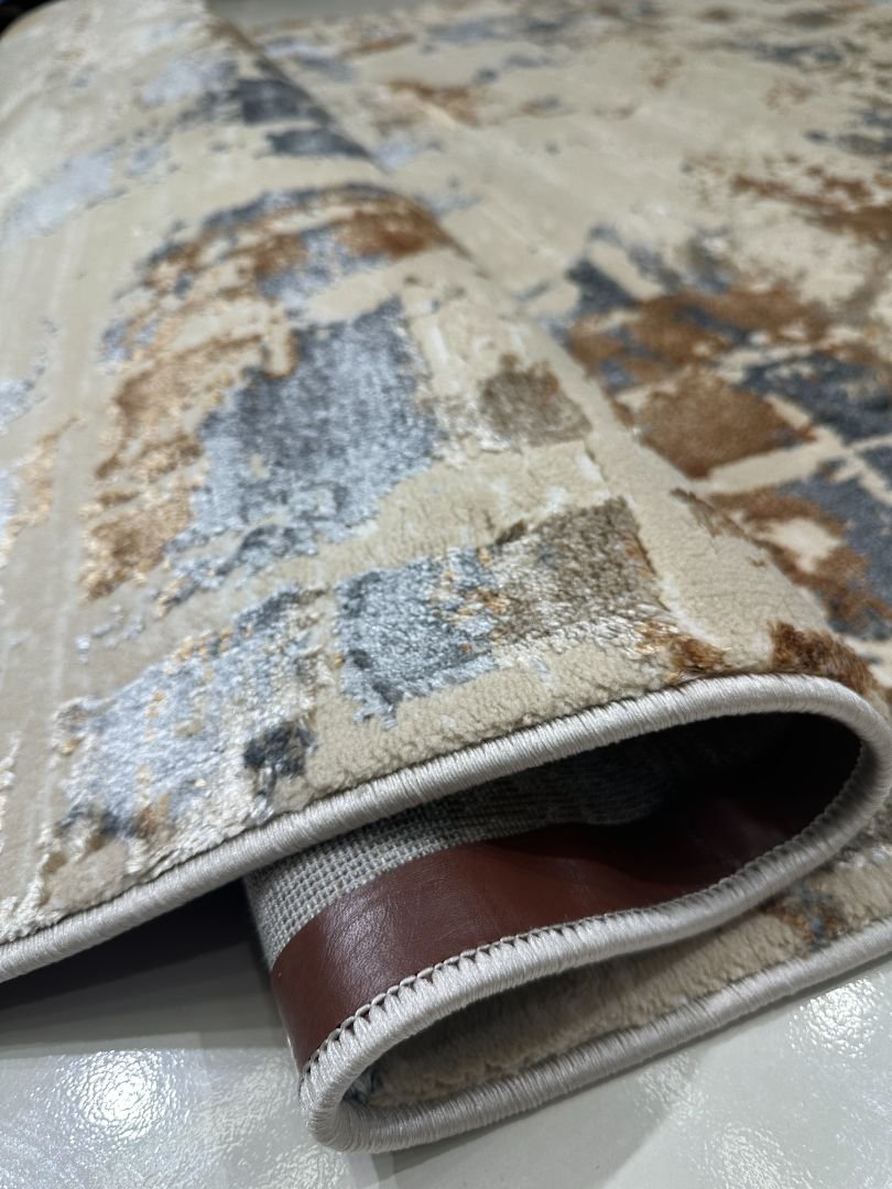 Terra Mosaic 3D Shiny Turkish Rug – 5.2×7.5 ft - Image 5