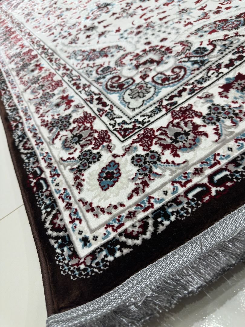 Onyx Rosette Persian-Style Turkish Rug – 5.2×7.5 ft - Image 6