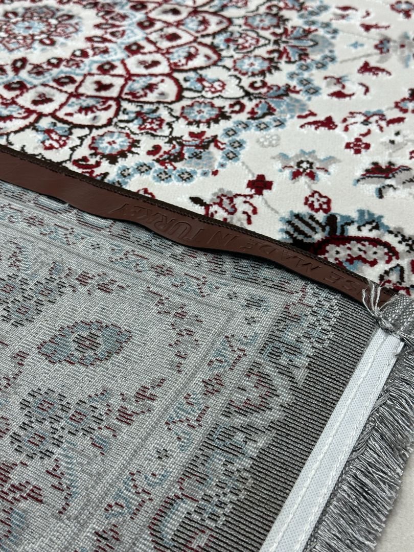 Onyx Rosette Persian-Style Turkish Rug – 5.2×7.5 ft - Image 3