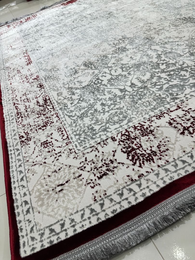 Ivory Tabriz Distressed Persian-Style Turkish Rug – 5.2×7.5 ft - Image 4