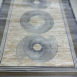 Halo Trio Modern Turkish Rug – Approx. 5×7 ft