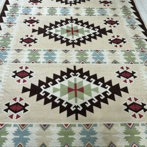 Nomad Sage Irani-Style Rug – 6×9 ft