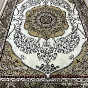 Zafira Beige Turkish Rug – 7×10 ft
