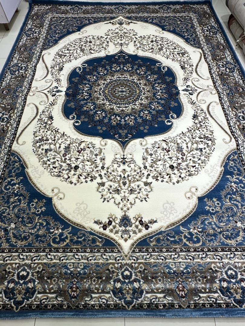 Azure Palace Turkish Rug – 7×10 ft