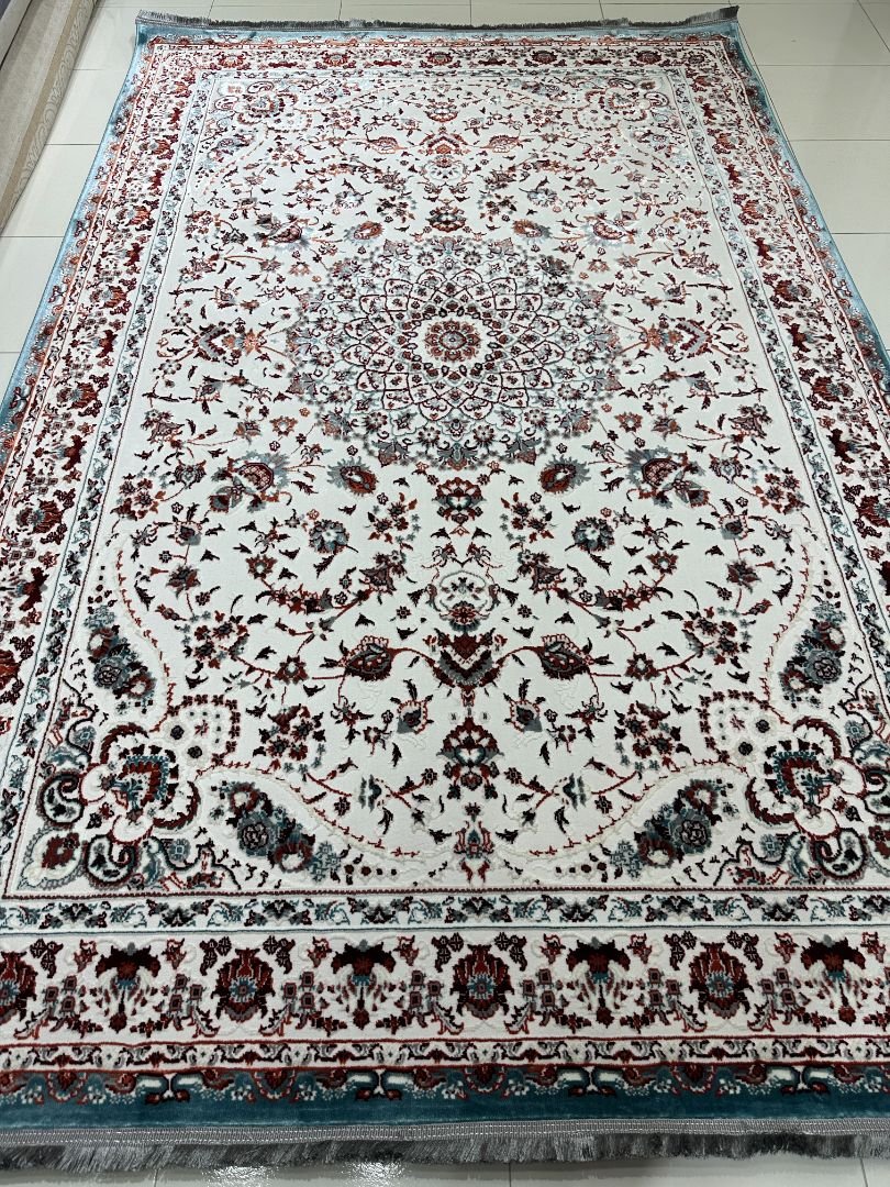 Sultana Azure Persian-Style Turkish Rug – 6×9 ft - Image 3