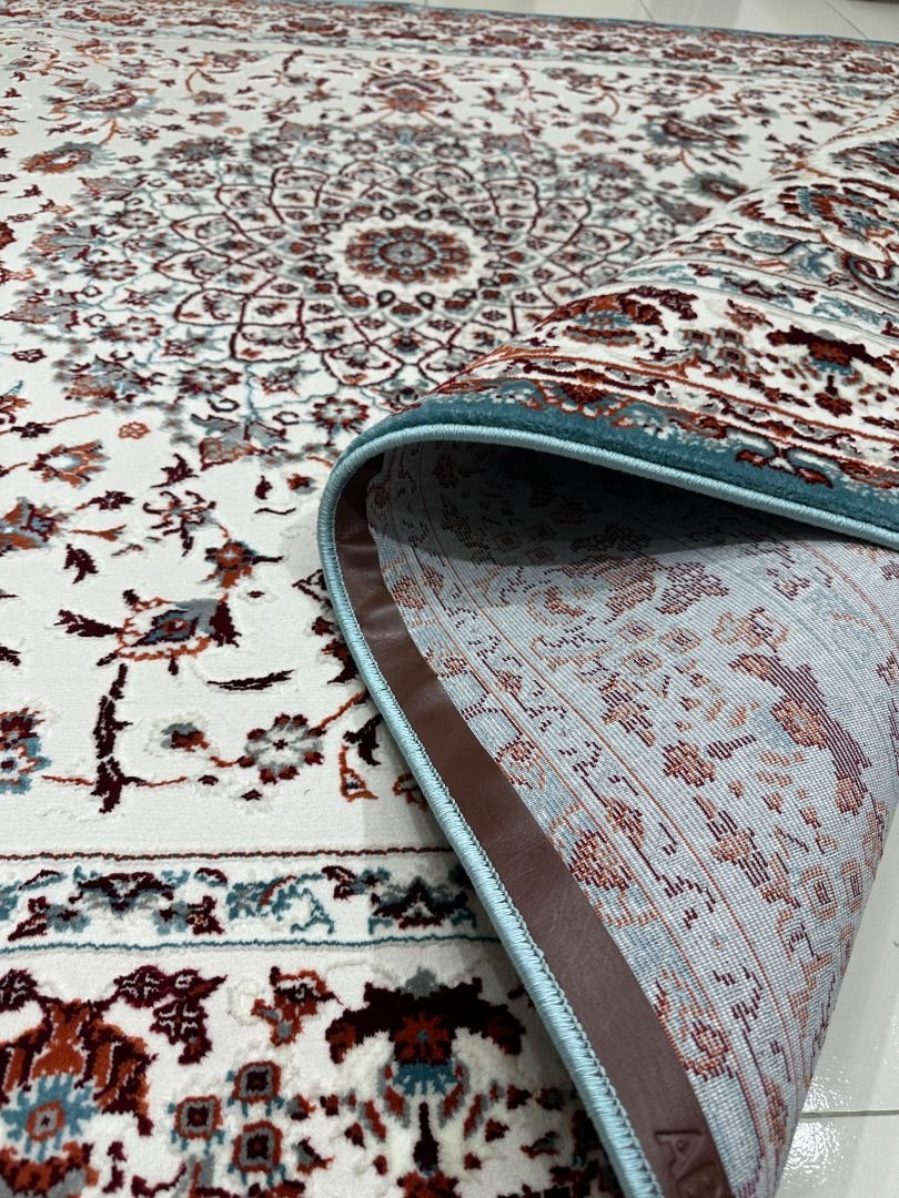 Sultana Azure Persian-Style Turkish Rug – 6×9 ft - Image 5