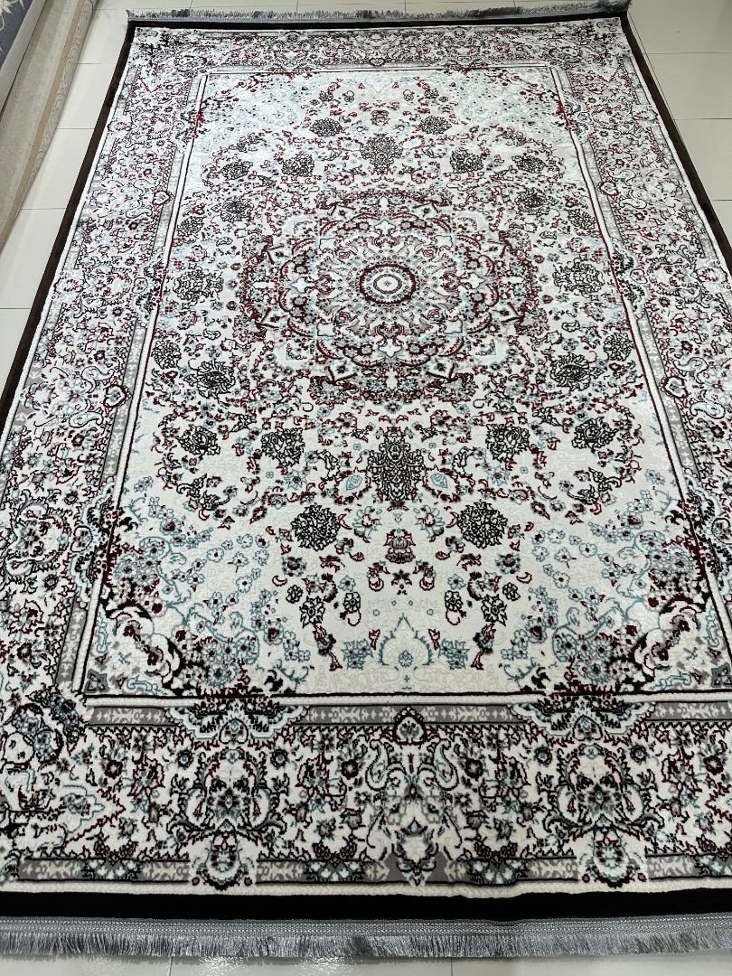 Mehrin Pearl Persian-Style Turkish Rug – 6×9 ft
