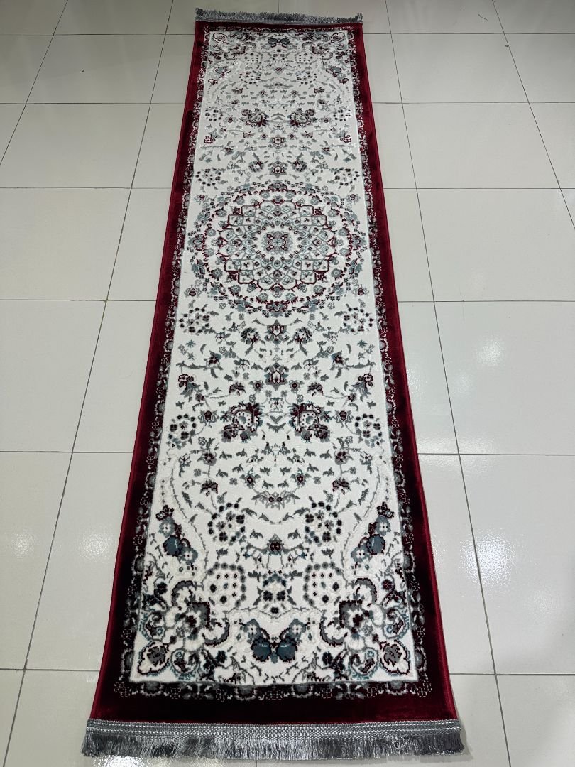 RUMI Classic Red Persian-Style Turkish Runner Rug – 1.97 × 6.89 ft