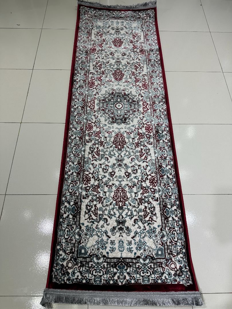 ZARIN Red Persian-Style Turkish Runner Rug – 1.97 × 5.91 ft