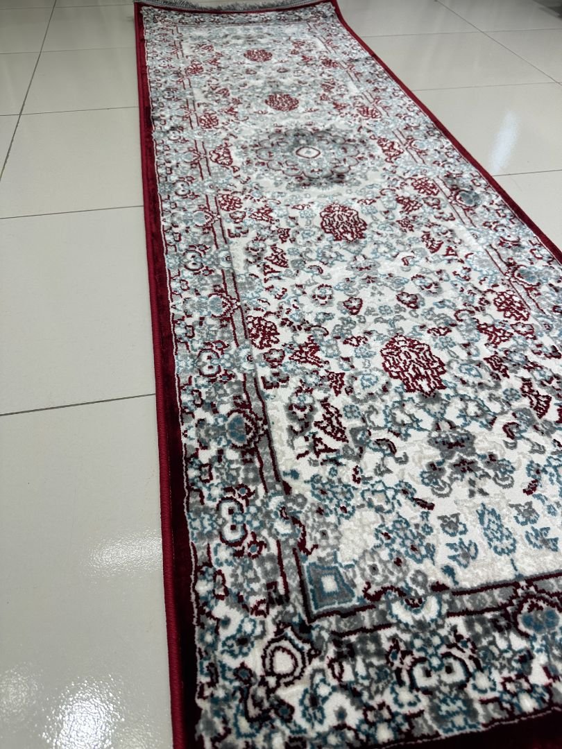 ZARIN Red Persian-Style Turkish Runner Rug – 1.97 × 5.91 ft - Image 2