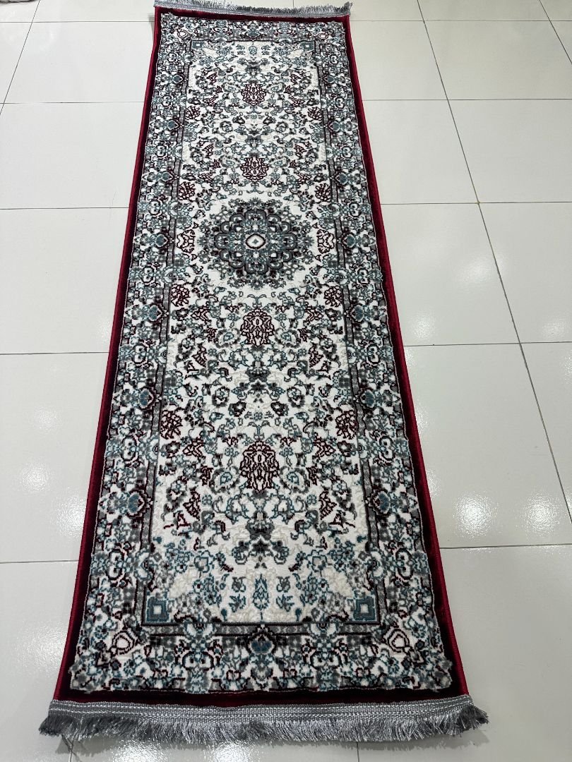 ZARIN Red Persian-Style Turkish Runner Rug – 1.97 × 5.91 ft - Image 3