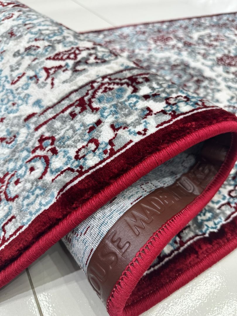 ZARIN Red Persian-Style Turkish Runner Rug – 1.97 × 5.91 ft - Image 4