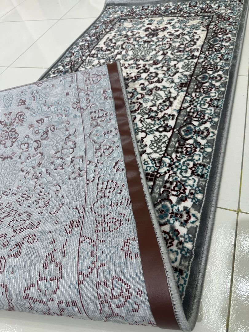 SERA Grey Persian Medallion Turkish Runner Rug – 1.97 × 5.91 ft - Image 6