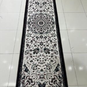 RUMI Brown Persian Medallion Turkish Runner Rug – 1.97 × 6.89 ft