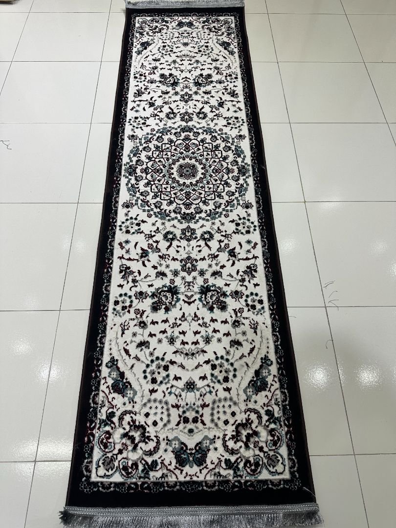 RUMI Brown Persian Medallion Turkish Runner Rug – 1.97 × 6.89 ft