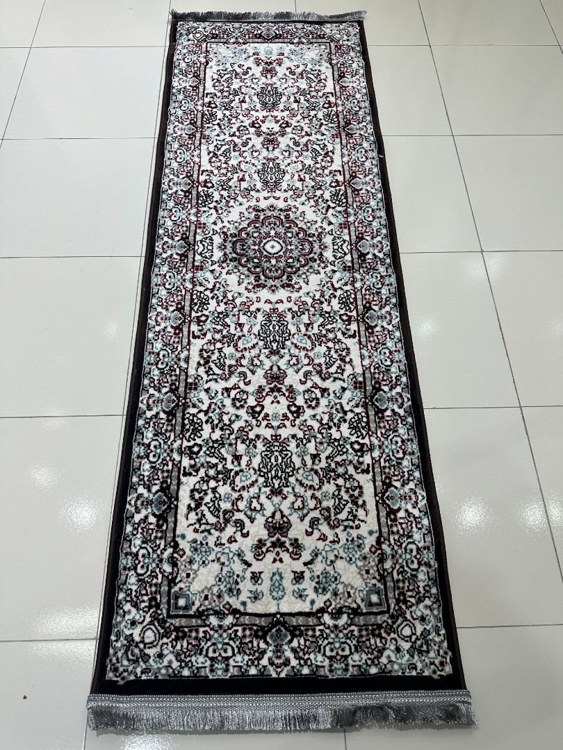 SERA Brown Persian Medallion Turkish Runner Rug – 1.97 × 5.91 ft - Image 3