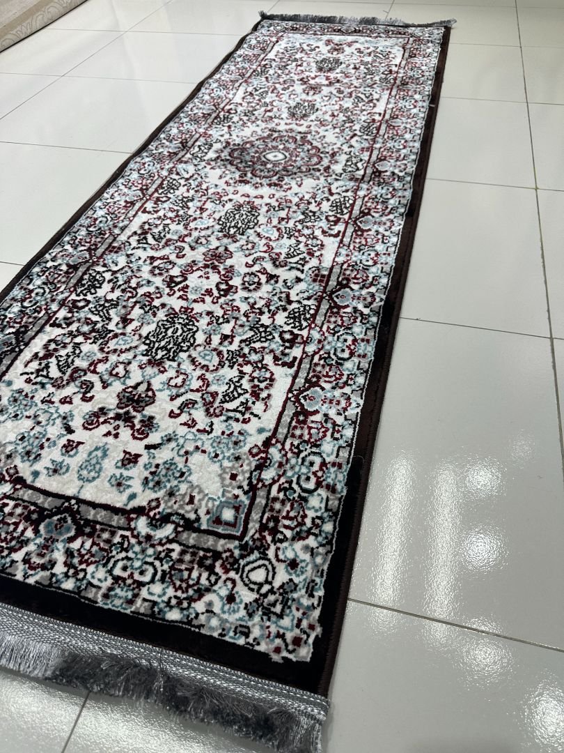 SERA Brown Persian Medallion Turkish Runner Rug – 1.97 × 5.91 ft - Image 4