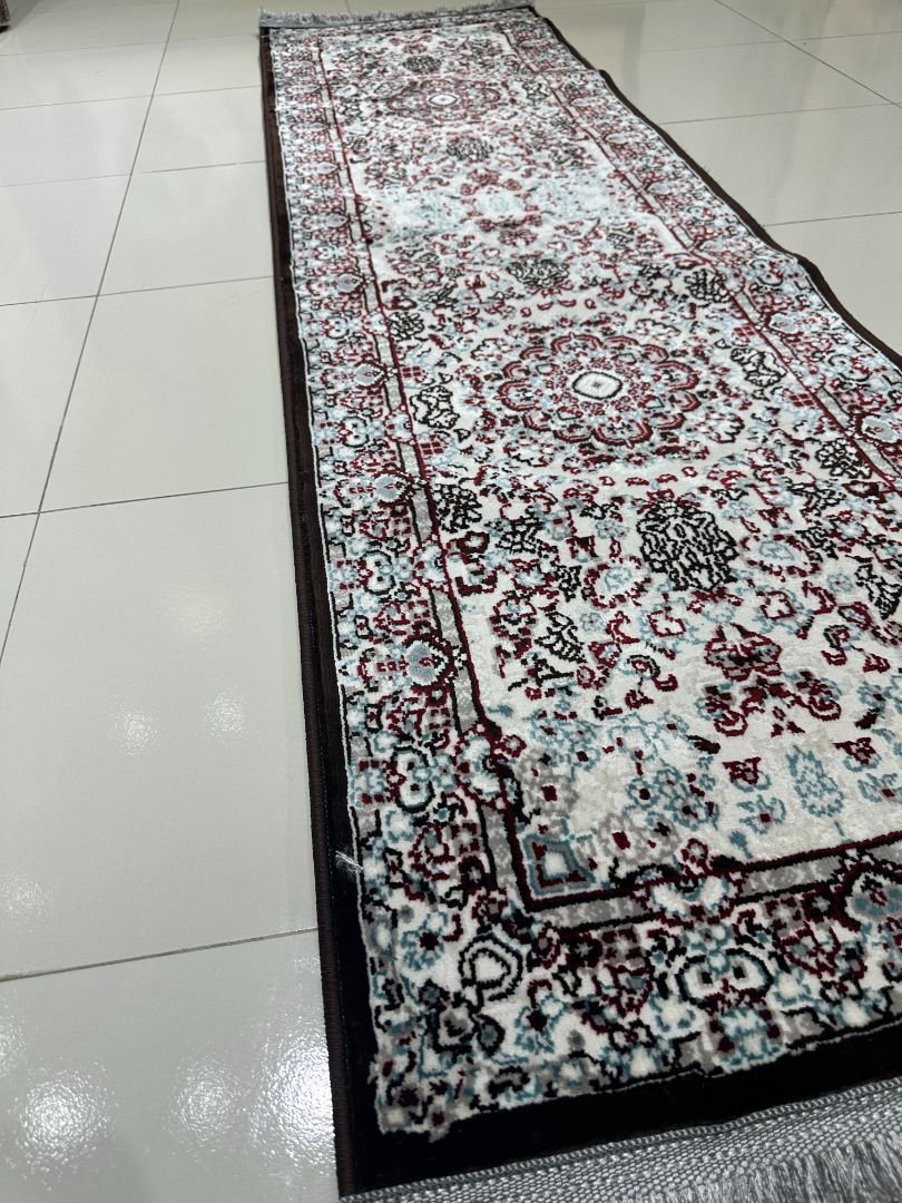 SERA Brown Persian Medallion Turkish Runner Rug – 1.97 × 6.89 ft - Image 4