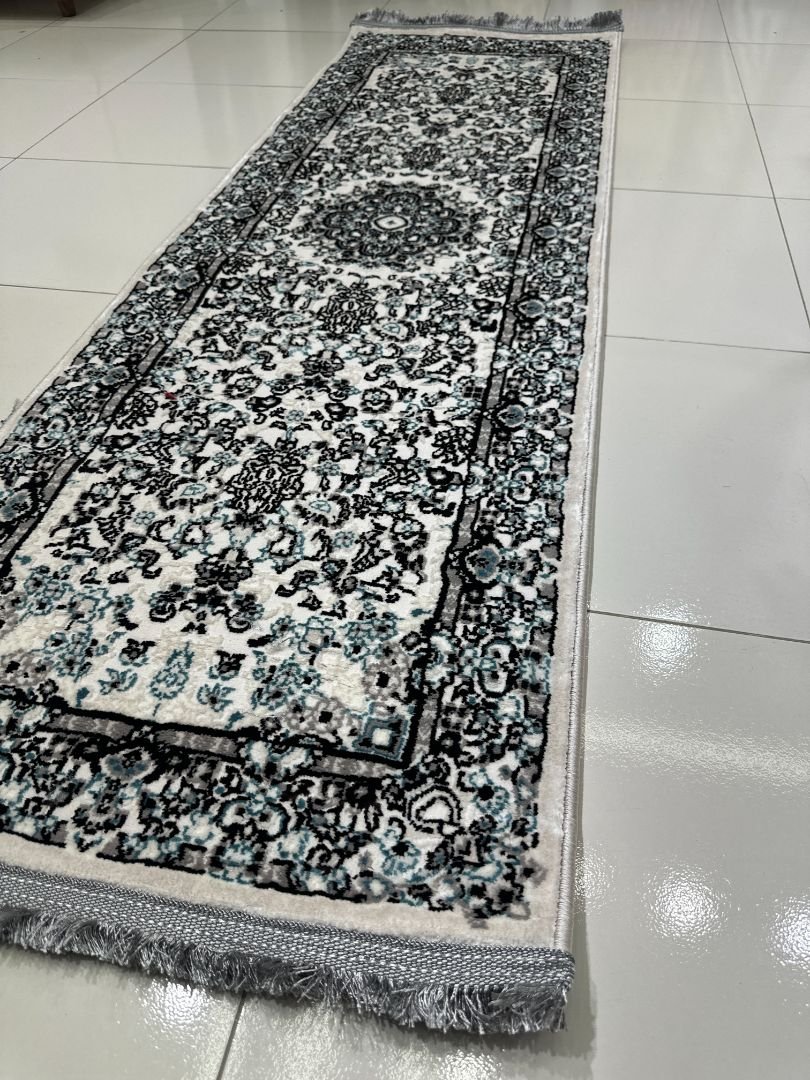 SERA Beige Persian Medallion Turkish Runner Rug – 1.97 × 5.91 ft - Image 2