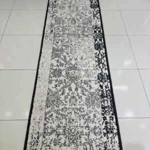 MIRA Distressed Brown Persian-Style Turkish Runner Rug – 1.97 × 6.89 ft