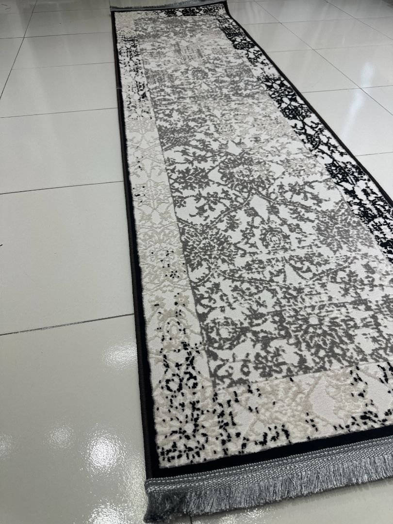 MIRA Distressed Brown Persian-Style Turkish Runner Rug – 1.97 × 6.89 ft - Image 2